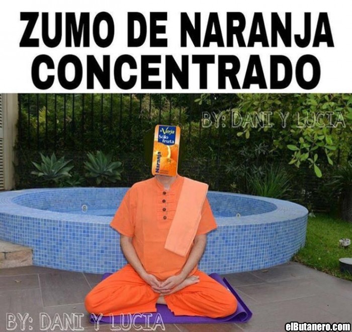 Zumo de naranja concentrado