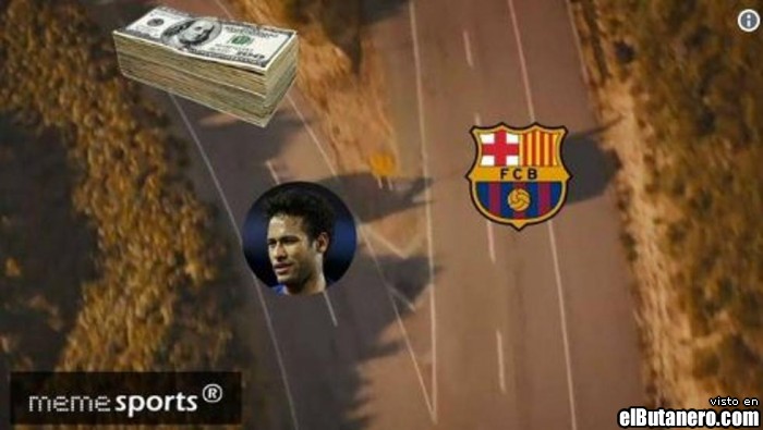 Galería de memes del fichaje de Neymar por el PSG