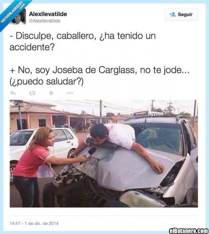 Entrevista a un accidentado