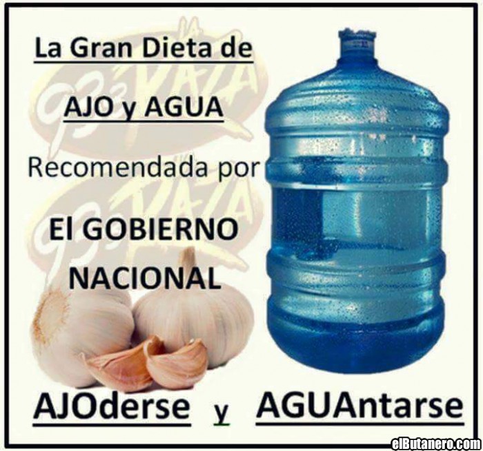 La dieta de ajo y agua