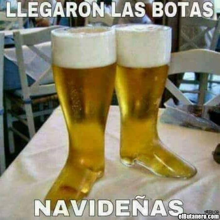 Botas navideñas