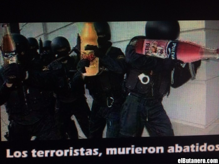 Policía vs terroristas