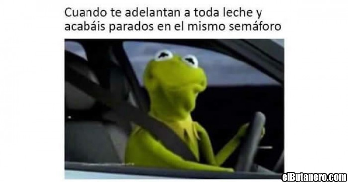 Cuando te adelantan...