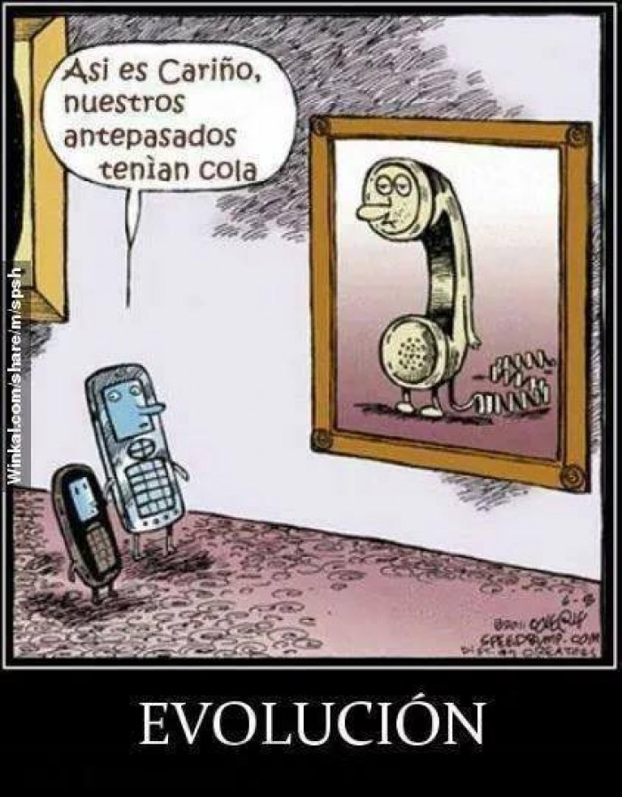 La evolución de los teléfonos