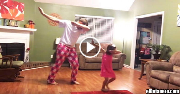 El tierno baile de un padre y su hija al ritmo de "Can't Stop The Feeling" se vuelve viral