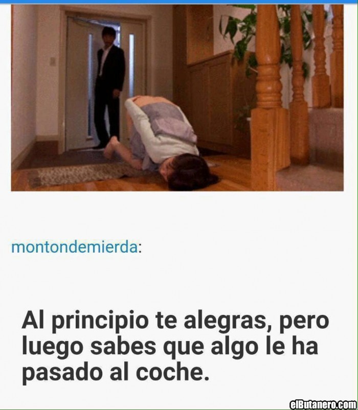 Cuando llegas a casa