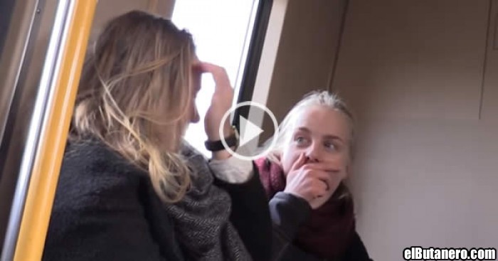 Se vuelve viral una broma que muestra la sorpresa de los pasajeros en un tren cuando ven un video porno