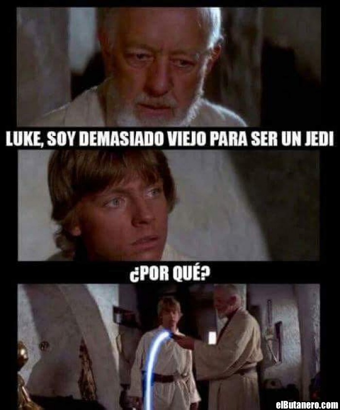 Un jedi demasiado viejo