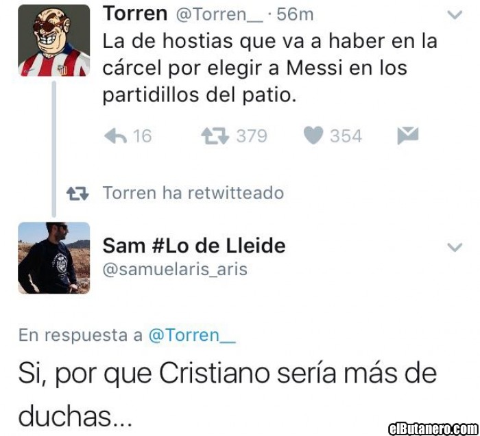 Messi i Cristiano Ronaldo a la prisión