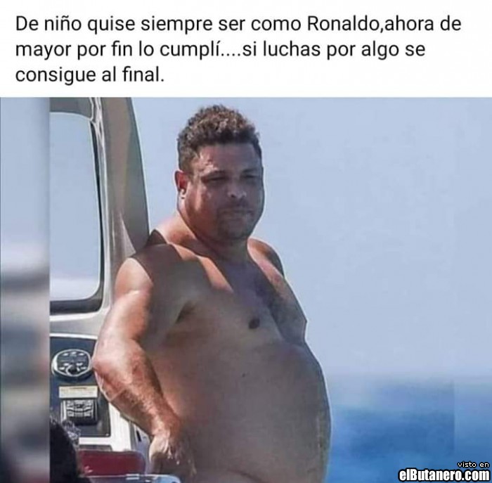 Siempre quise ser como Ronaldo