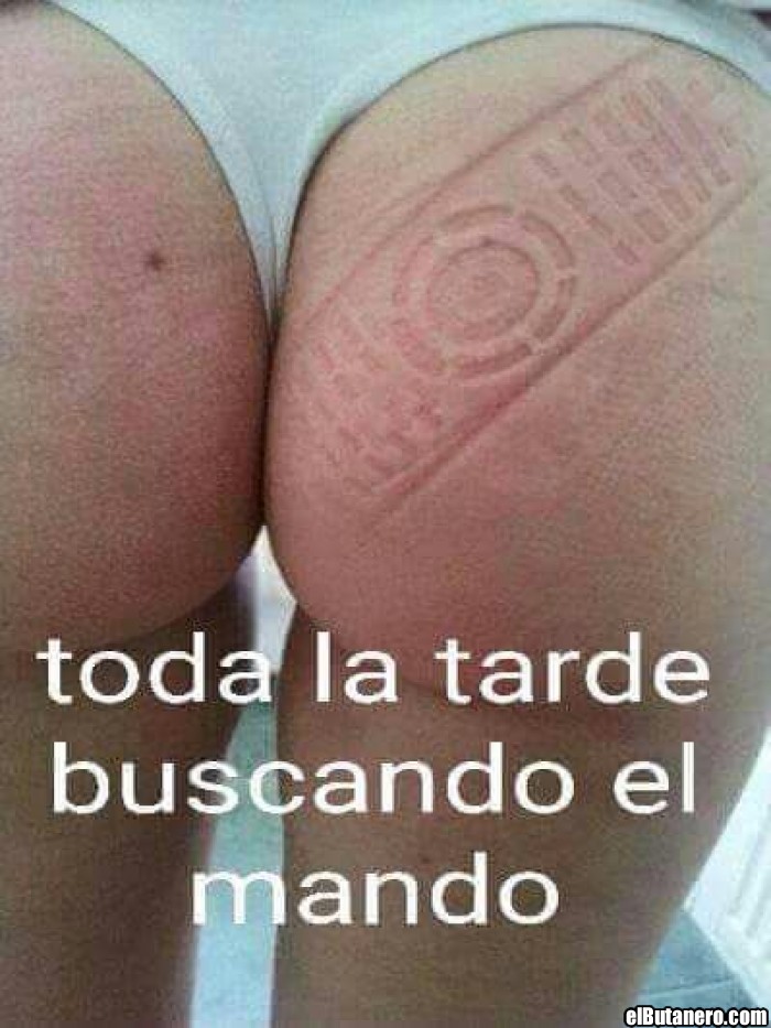 Toda la tarde buscando el mando!