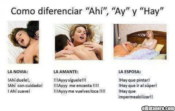 Diferencias entre ahí, ay y hay